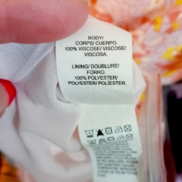 Lucky Brand Boho Floral V-neck High-low Hemline Maxi Dress EUC Size Small - Picture 6 of 7